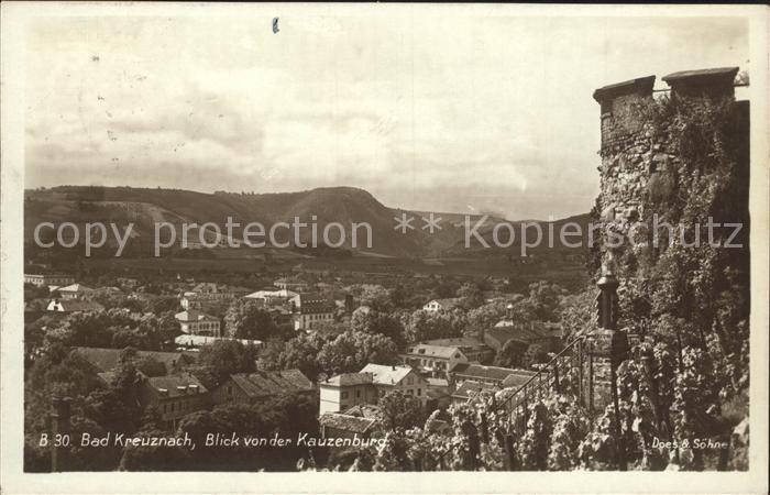 Bad Kreuznach Blick von Kauzenburg