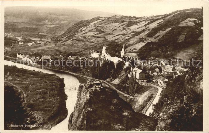 Heimbach Eifel Fliegeraufnahme