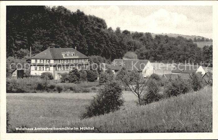 Muehltal Thueringen Waldhaus Amtsschreibersmuehle