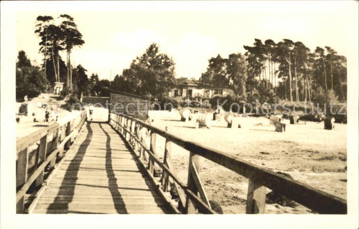 Lubmin Ostseebad Strand Seebruecke