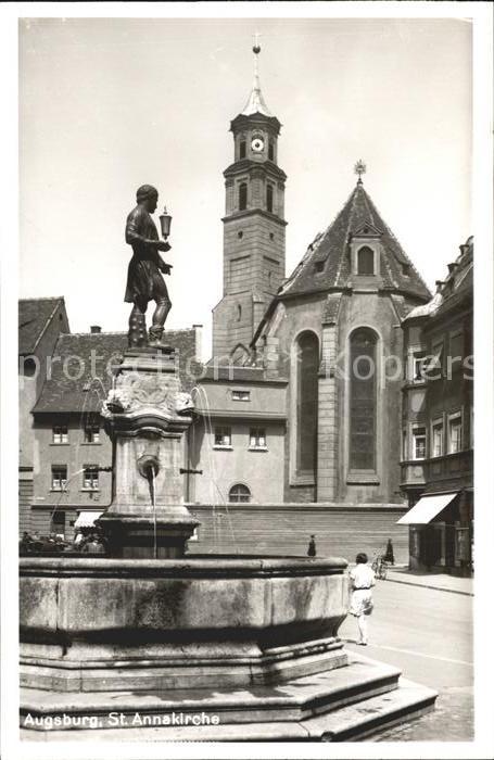 Augsburg Brunnen St. Annakirche