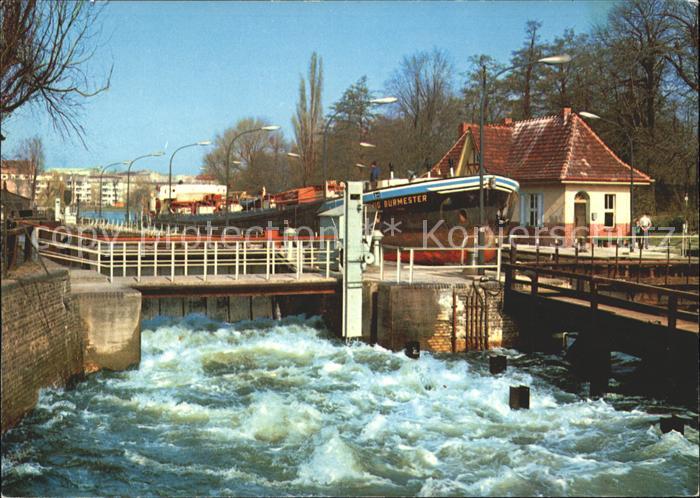 BERLIN CITY Spandauer Schleuse Schiff