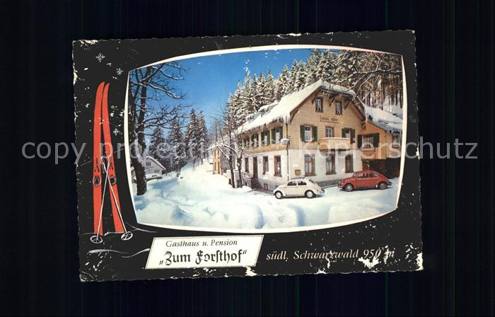 Haeg-Ehrsberg Gasthaus Pension Zum Forsthof im Winter Autos