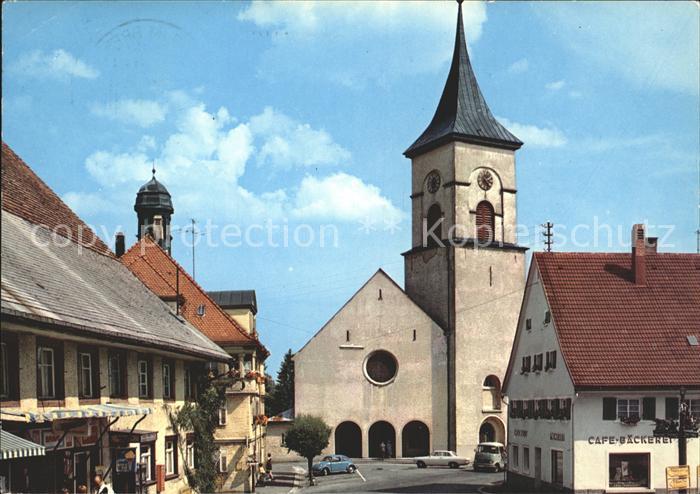 Lenzkirch Hochschwarzwald BW St. Nikolauskirche Rathaus