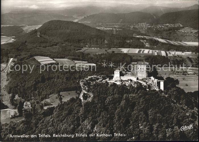 Annweiler Trifels Kurhaus Trifels Fliegeraufnahme