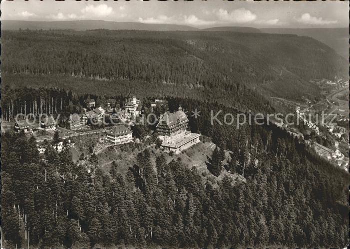 Wildbad Schwarzwald Fliegeraufnahme Sommerberghotel