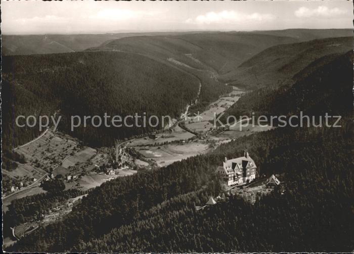 Wildbad Schwarzwald Fliegeraufnahme Sommerberghotel