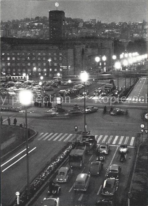 STUTTGART  CITY Bahnhofsplatz Autos