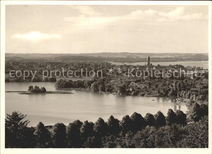 Ploen See Blick von Parnass auf den Schoehsee