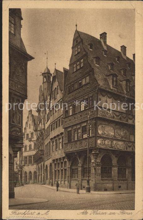 Frankfurt Main Roemer alte Haeuser
