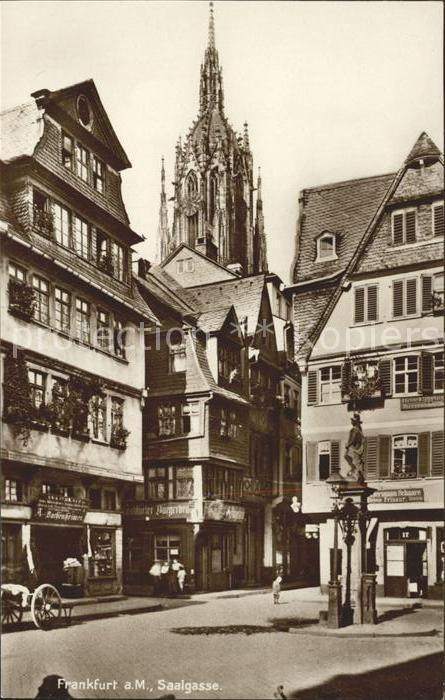 Frankfurt Main Saalgasse