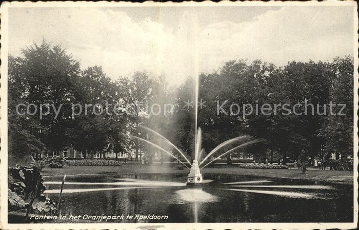 Apeldoorn Fontein in Oranjepark