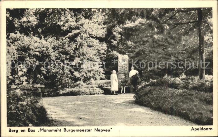 Apeldoorn Berg en Bos Monument Burgemeester Nepveu