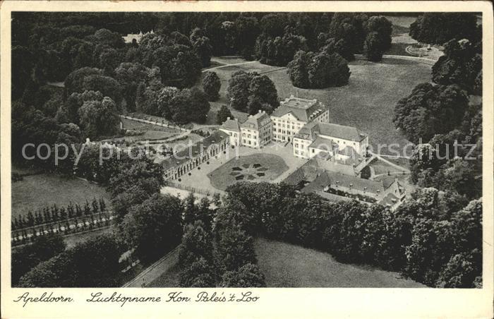 Apeldoorn Fliegeraufnahme Kon. Paleis Het Loo