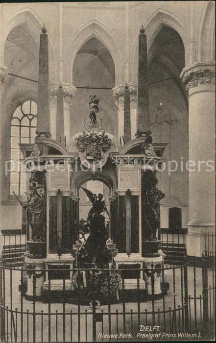Delft Nieuwe Kerk Praalgraf Prins Willem 1.