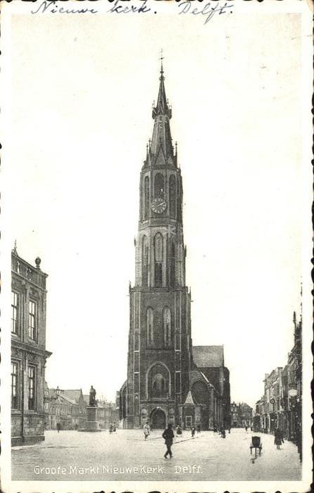 Delft Groote Markt Nieuwe Kerk