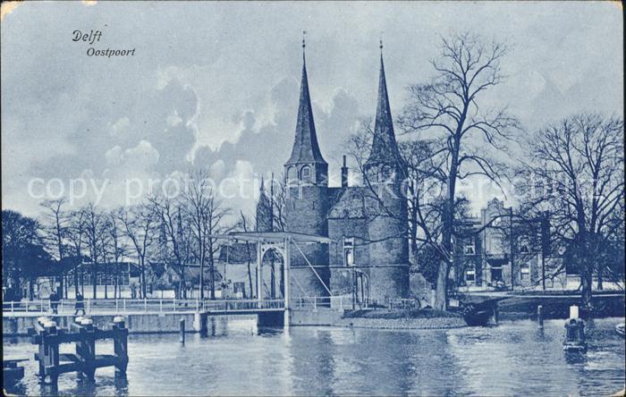 Delft Oostpoort alte Bruecke