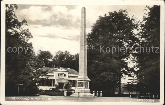 Apeldoorn Gedenknaald Kleine Loo