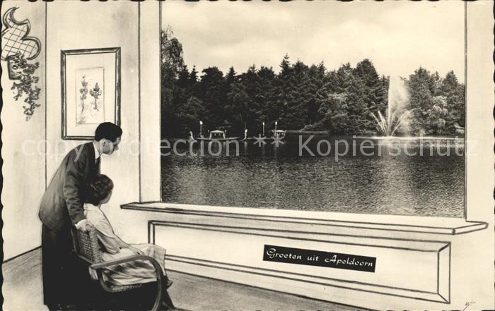 Apeldoorn Park mit Fontaine