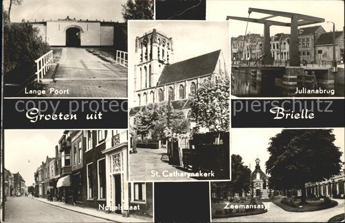 Brielle St. Catharynekerk Julianabrug Zeemansasyl Lange Poort