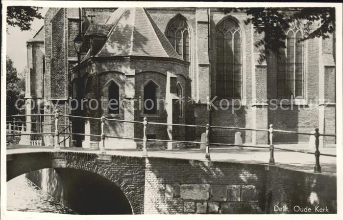 Delft Oude Kerk Bruecke