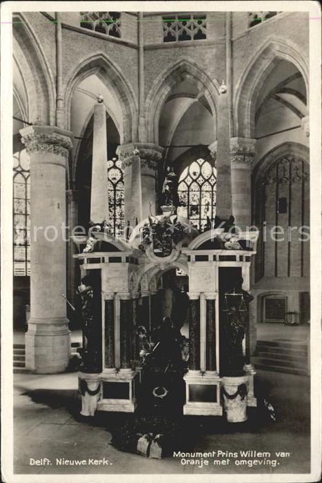 Delft Nieuwe Kerk Monument Prins Willem van Oranje