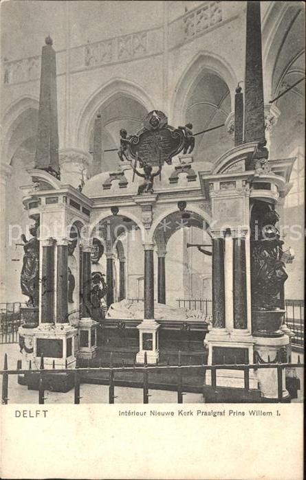 Delft Nieuwe Kerk Praalgraf Prins Willem 1.