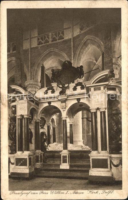 Delft Nieuwe Kerk Praalgraf Prins Willem 1.