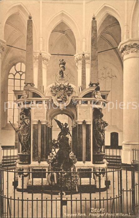 Delft Nieuwe Kerk Praalgraf Prins Willem 1.
