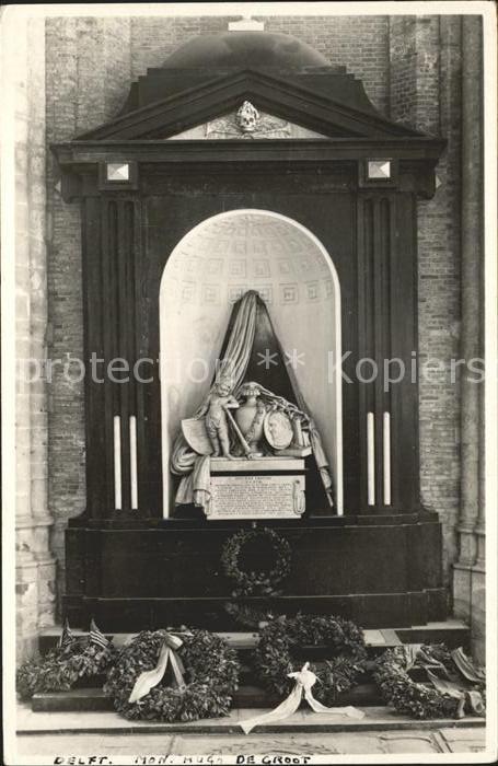 Delft Nieuwe Kerk Monument Hugo de Groot