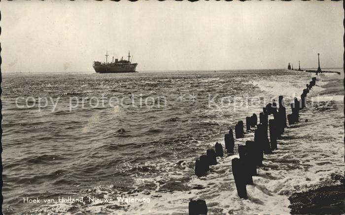Hoek van Holland Waterweg Schiff Brandung