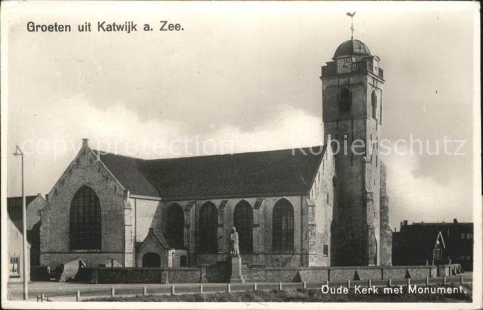 Katwijk Oude Kerm met Monument