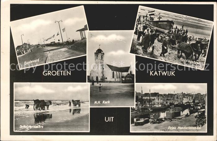 Katwijk Kerk Stranleben Boulevard