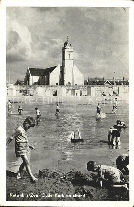 Katwijk Strandleben Oude Kerk