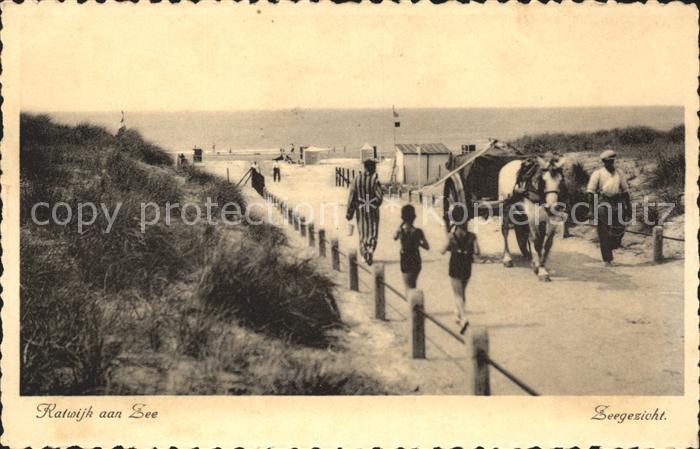 Katwijk Weg zum Strand