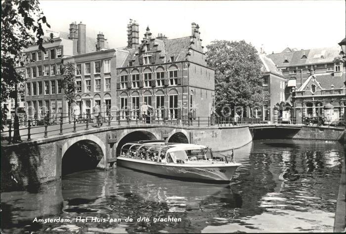 Amsterdam Niederlande Het Huis aan de drie Grachten Grimburgwal