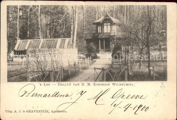 Apeldoorn Loo Chalet van Koningin Wilhelmina