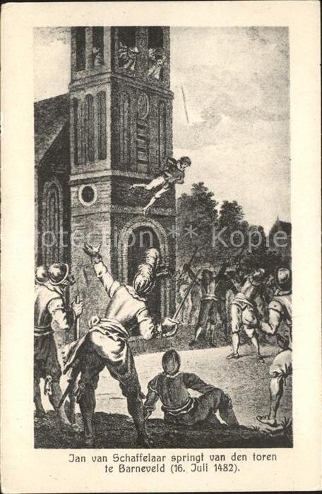 Barneveld Gelderland Schaffelaar springt toren