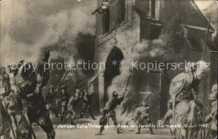Barneveld Gelderland Jan Schaffeslaar srpingt toren