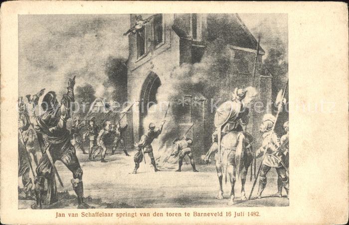 Barneveld Gelderland Jan Schaffelaar srpingt toren