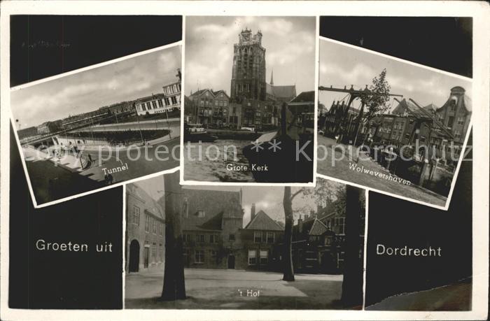 Dordrecht Kerk Wolwevershaven Hof Tunnel