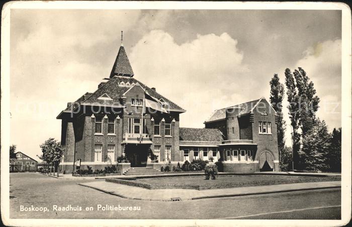 Boskoop Raadhuis Plitiebureau