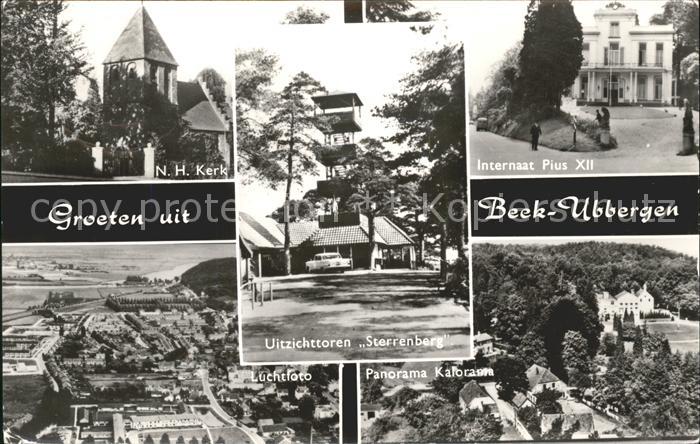 Beek Ubbergen Uitzichttoren Fliegeraufnahme Internaat Pius XII Kerk Kalorama