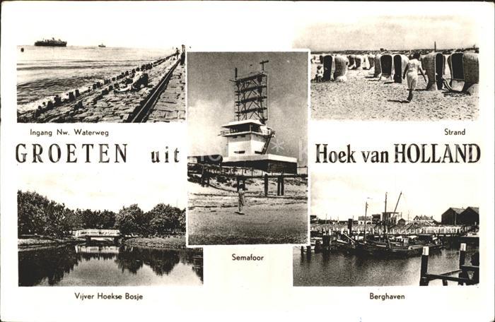 Hoek van Holland Semafoor Strand Berghaven Waterweg