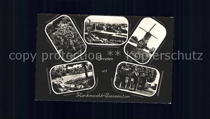 Hardinxveld Giessendam Molen boerderijen Wiel Lentesluier