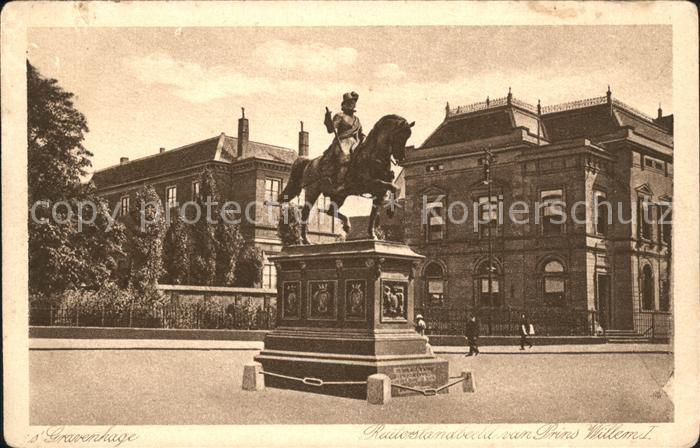 s-Gravenhage Ruitestandbeeld Prins Willem I