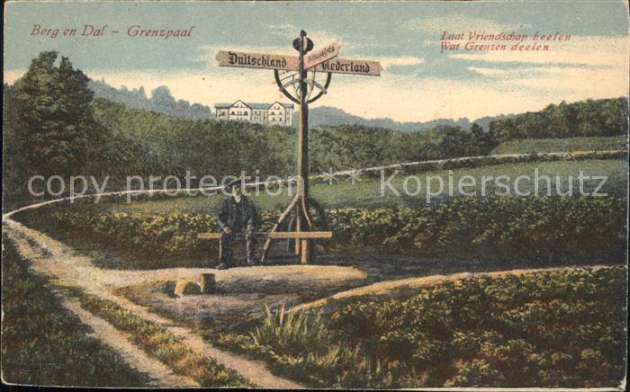 Berg en Dal Grenzpaal