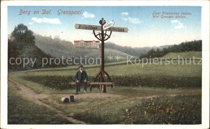 Berg en Dal Grenspaal