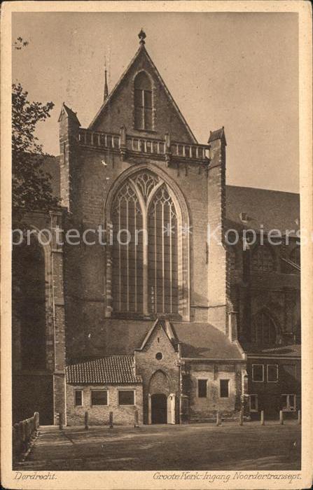 Dordrecht Kerk Ingang Noordertansept