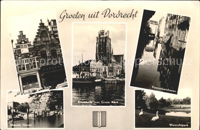 Dordrecht Voorstraatshaven Weizichtpark Boomkade Kerk Haven